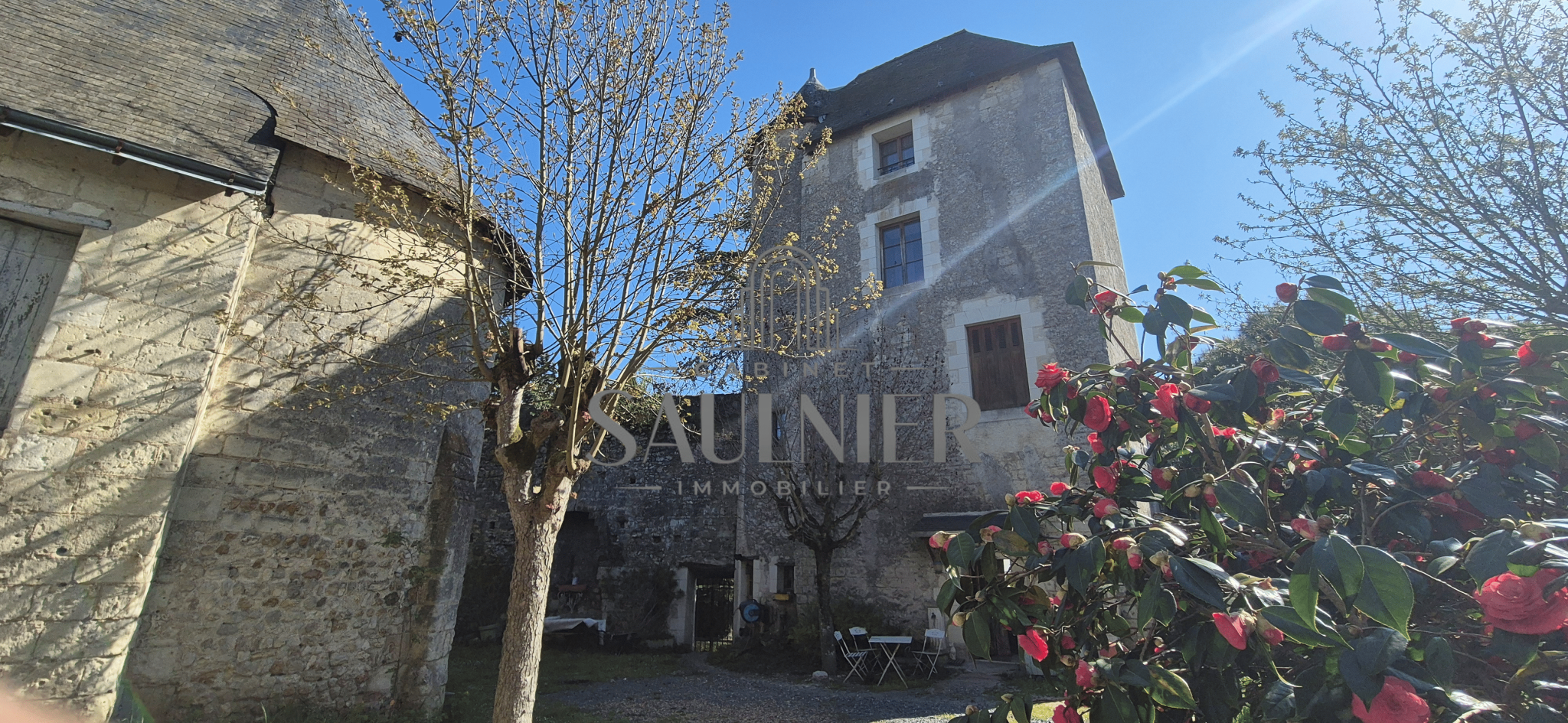 Entre Tours et Bléré, Azay sur Cher, Propriété historique.